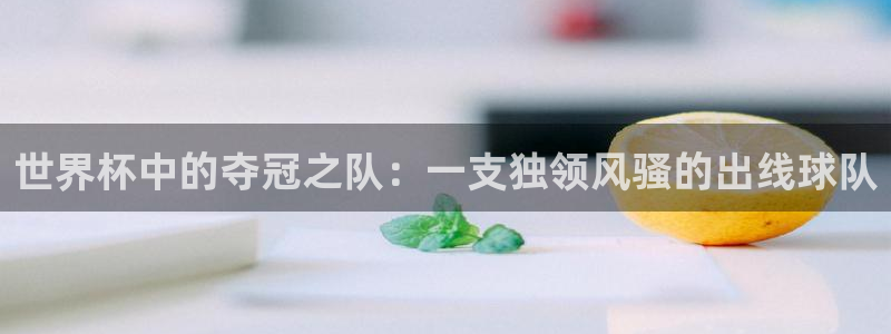 2026世界杯32强对阵图表:世界杯中的夺冠之队:一支独领风骚的出线球队